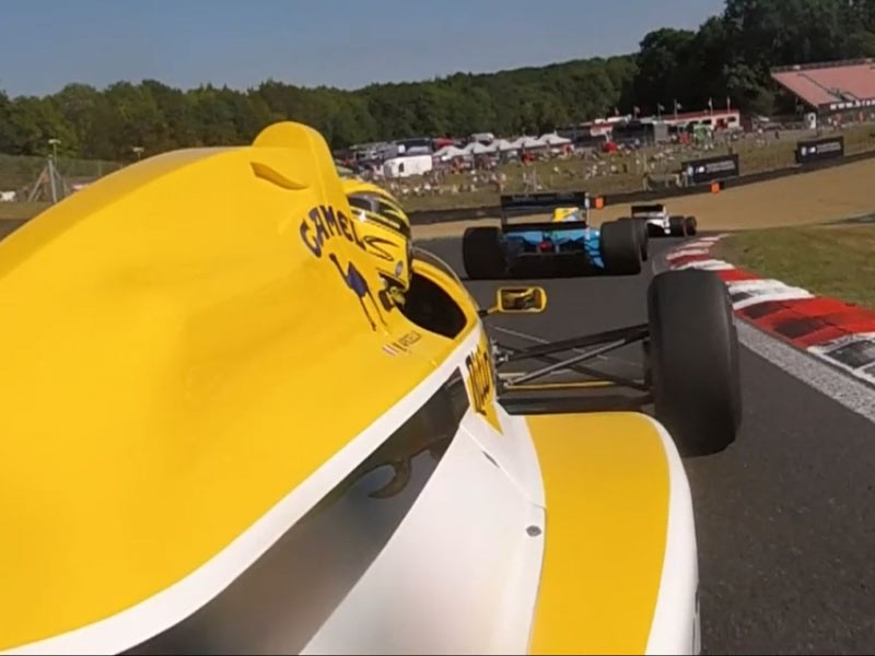 Ex-Marco Apicella F3000 Reynard 89D Onboard - Brands Hatch (Indy)